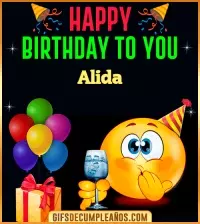 GiF Happy Birthday To You Alida
